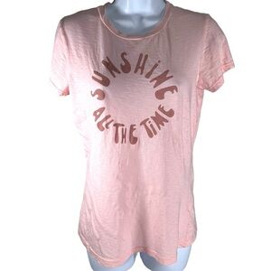 Sundry Sunshine All the Time Pink T-Shirt Size 1